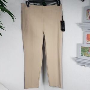 Thalian Tan Spandex Pull-on Leggings Short Jena NEW w/tags sz 14